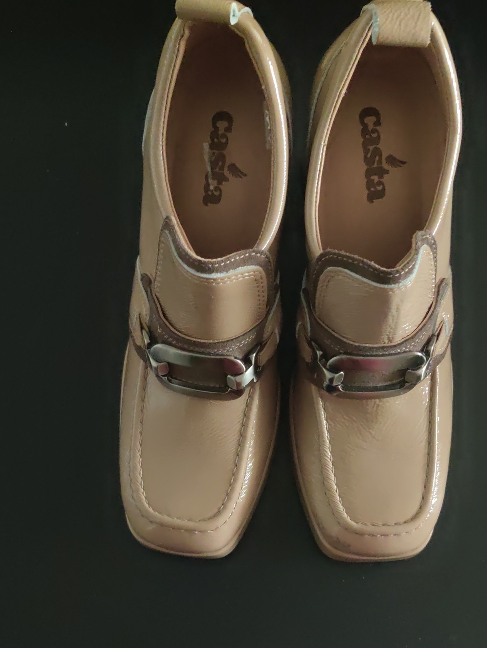 Casta Women's 40/9-9.5 Tan Heels New